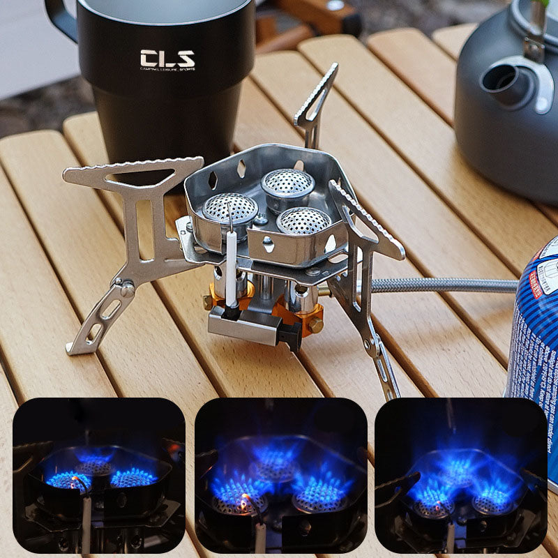 Outdoor Portable Three-Head Gas Stove