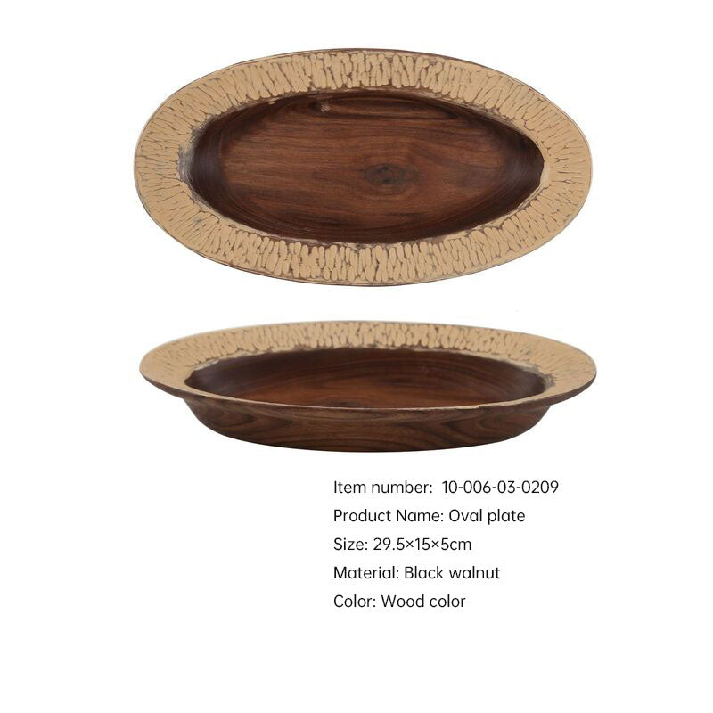 Black Walnut Wooden Tableware
