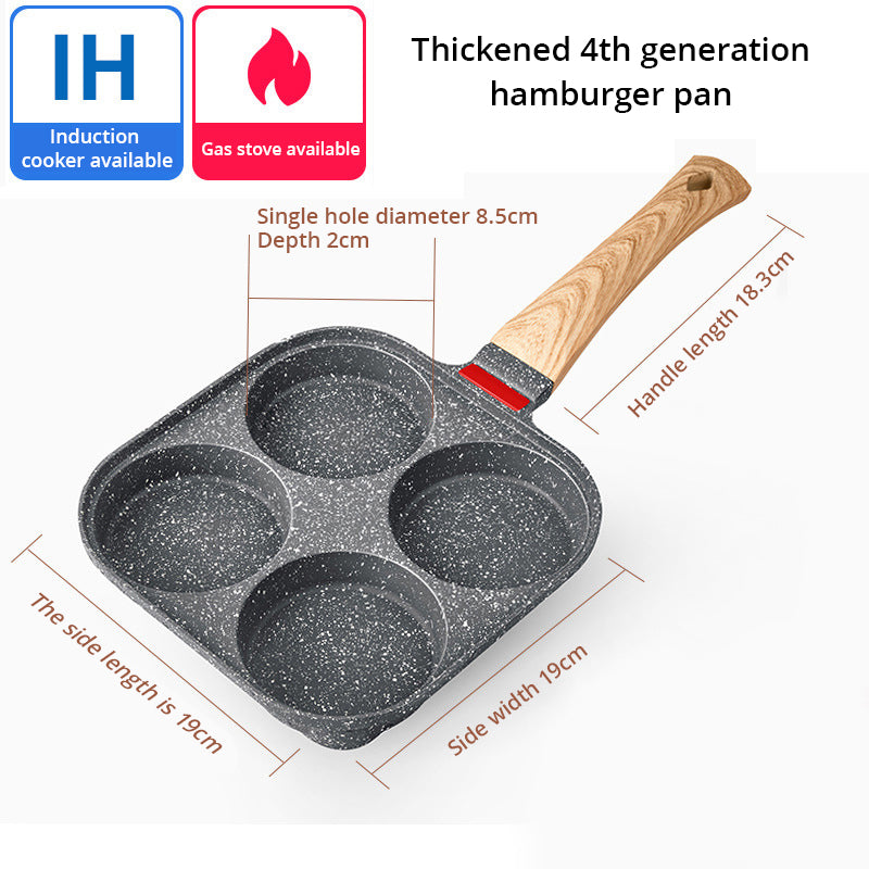 Non-Stick Four Hole Breakfast Pan