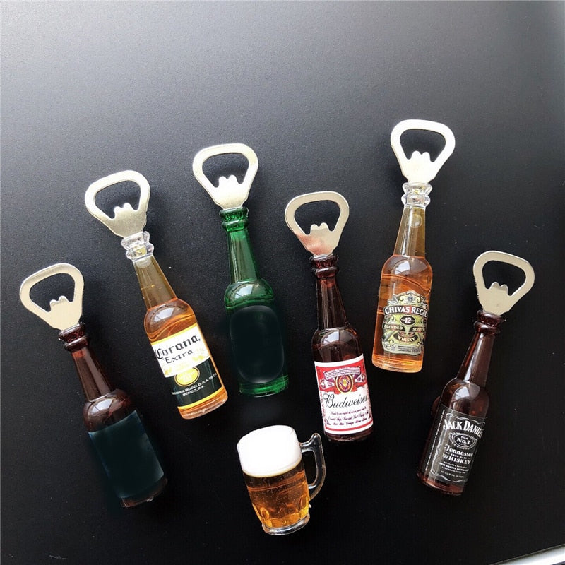Retro Magnetic Mini Beer Bottle Opener