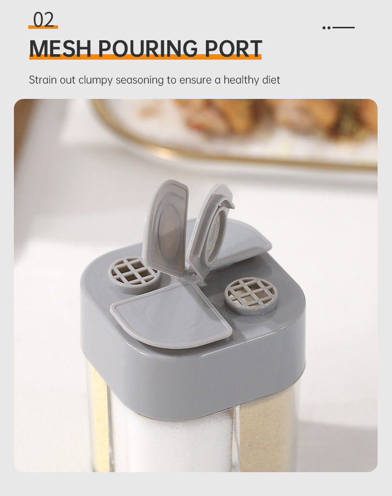 4 In 1 Camping Spice Dispenser With Lids