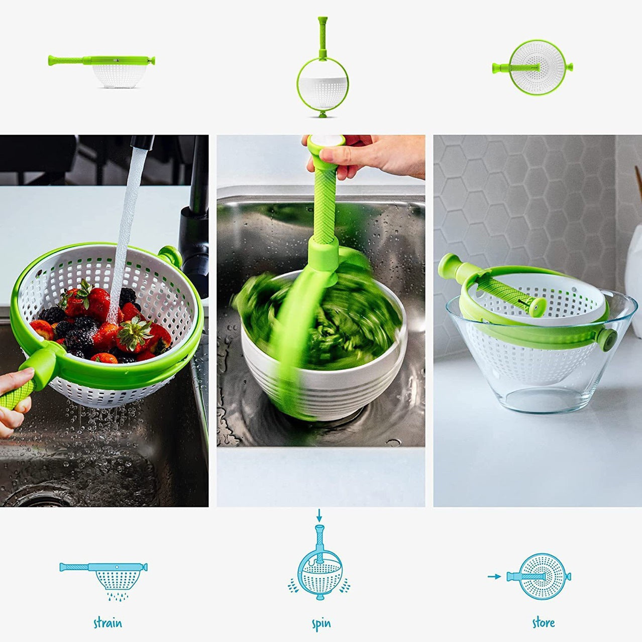 Salad Spinner Drain Basket