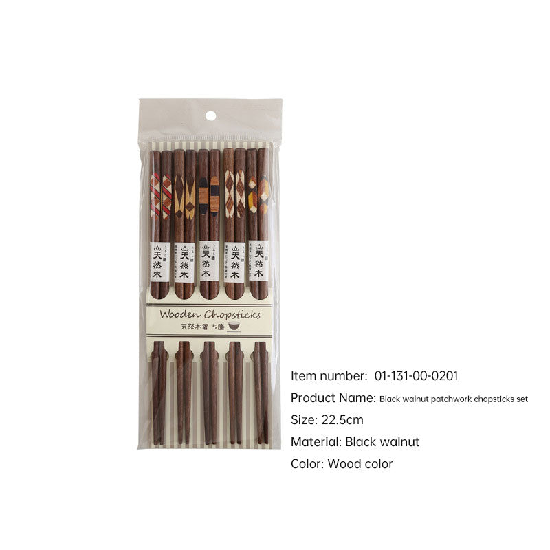 Black Walnut Wooden Tableware