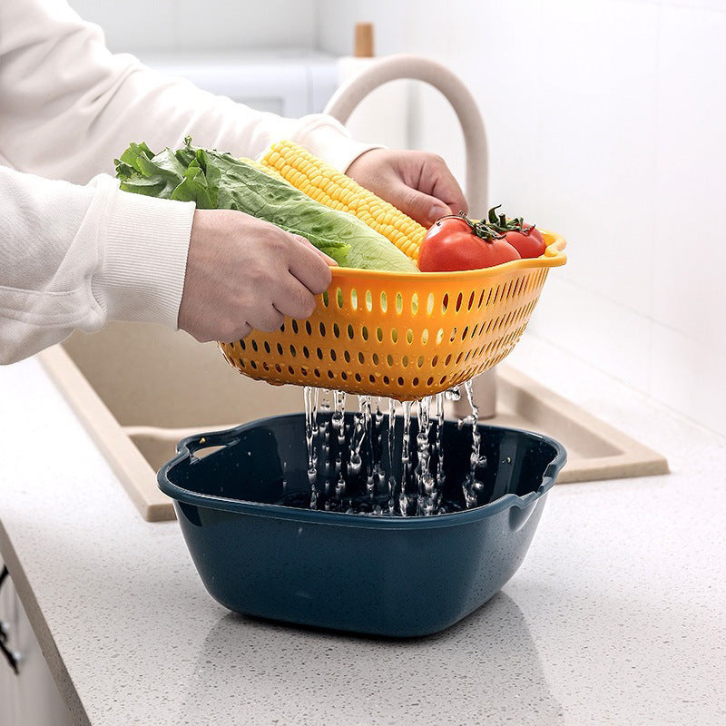 Six-Piece Multifunctional Vegetable Drainage Basket