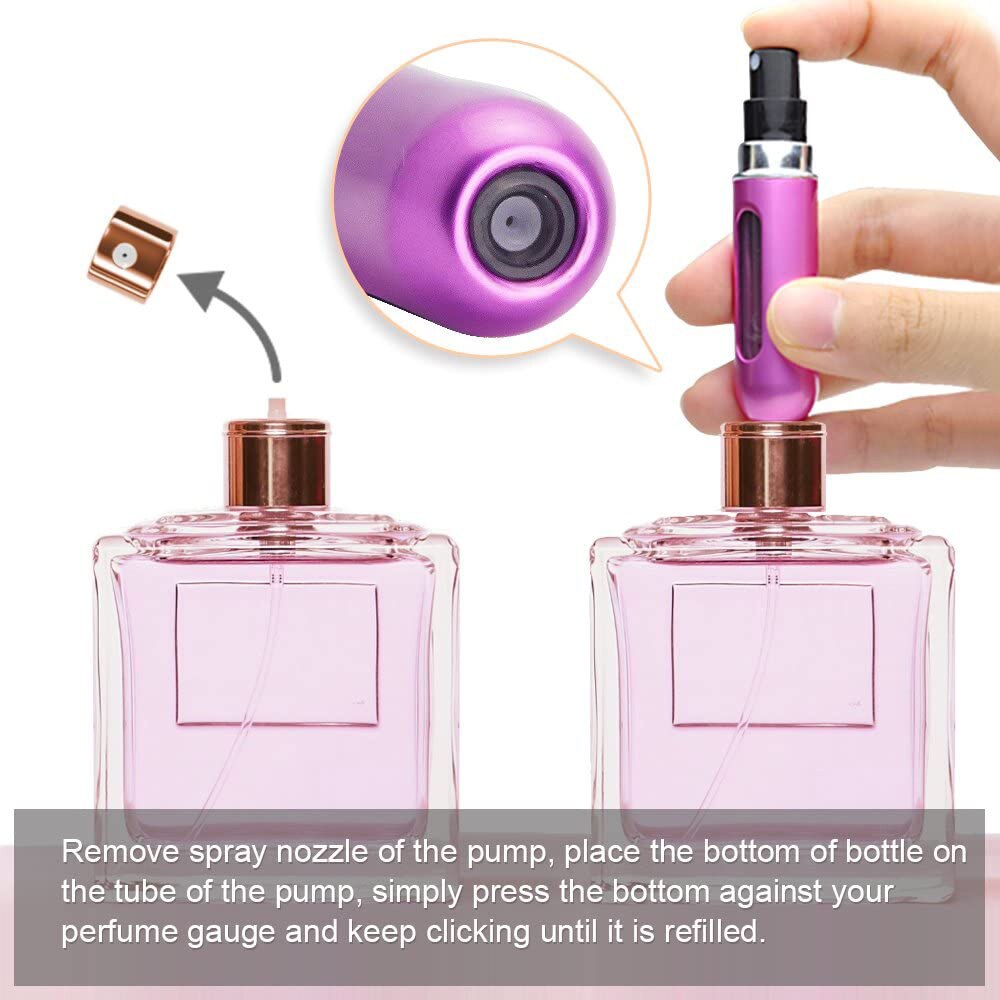 Portable Mini Refillable Perfume Spray Bottle
