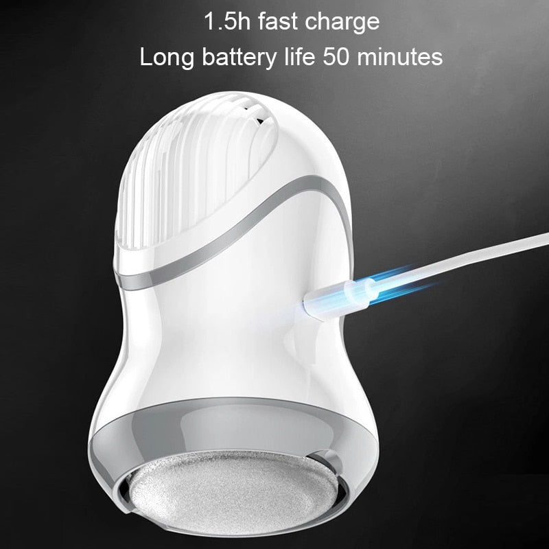 Rechargeable Foot Callus Remover with built in Vacuum