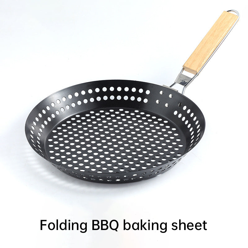 Folding BBQ / Vegetable / Pancake Plate Non stick