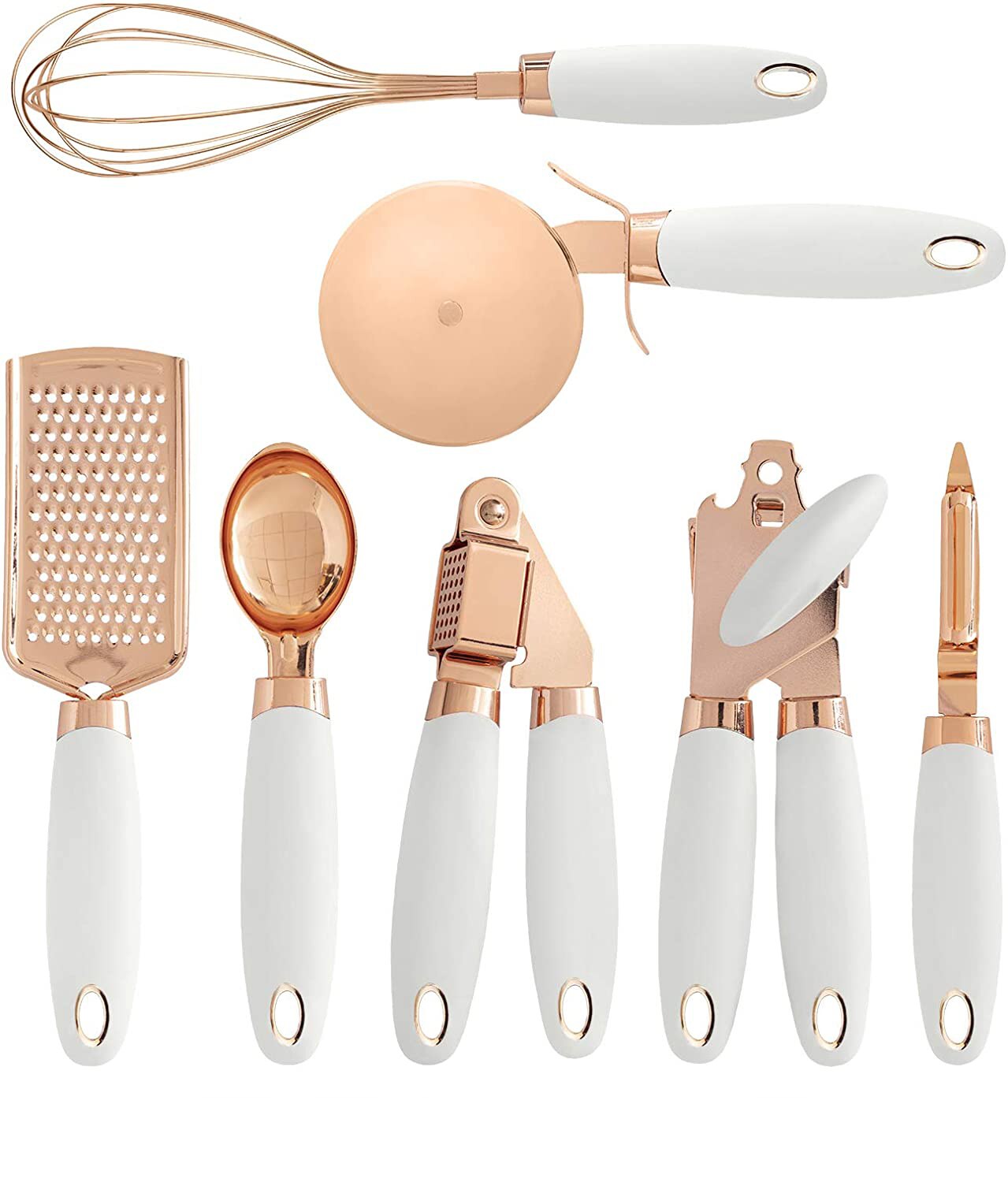 7 Pcs Copper Kitchen Utensil Set