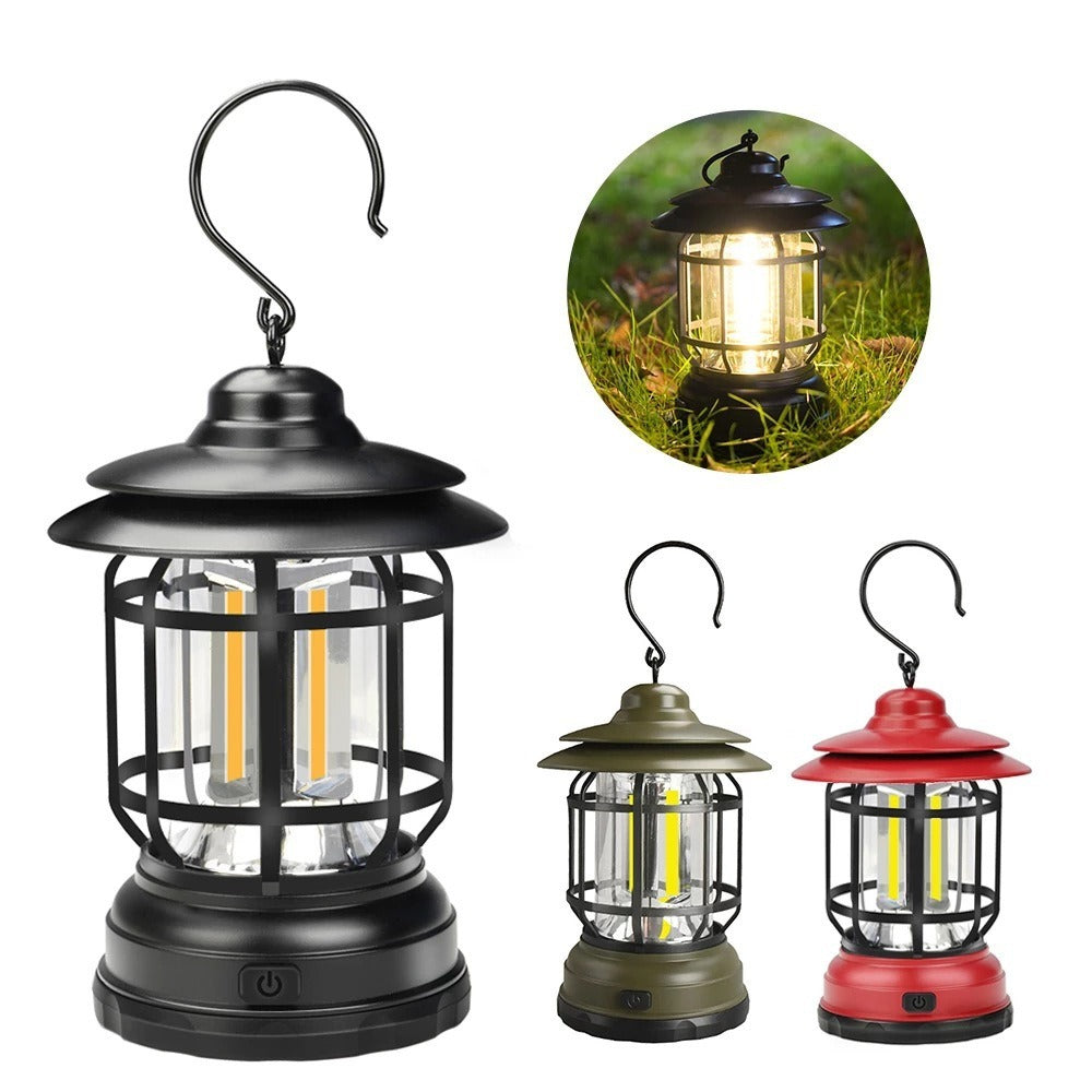 Retro Portable Rechargeable Outdoor Lamp