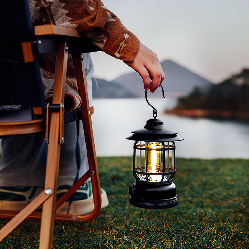 Retro Portable Rechargeable Outdoor Lamp