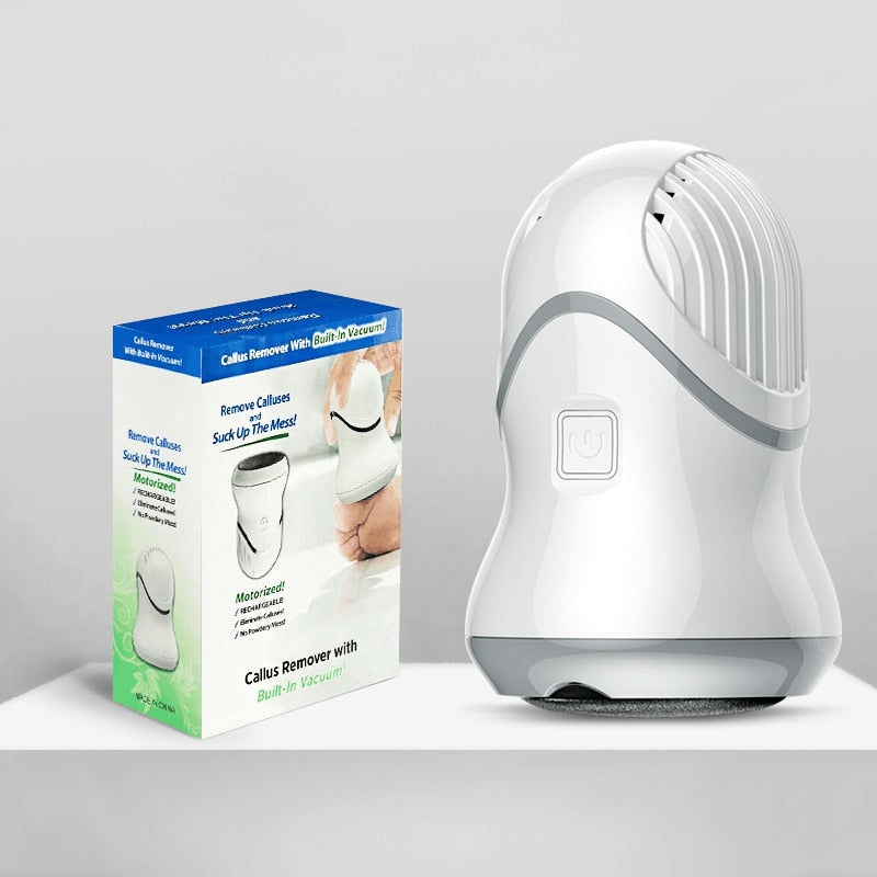 Rechargeable Foot Callus Remover with built in Vacuum