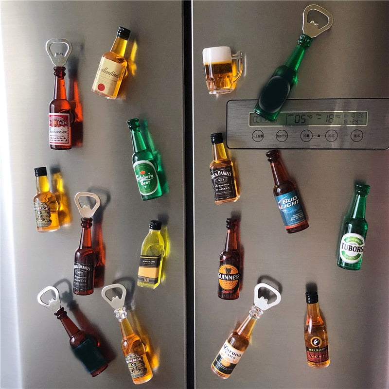 Retro Magnetic Mini Beer Bottle Opener