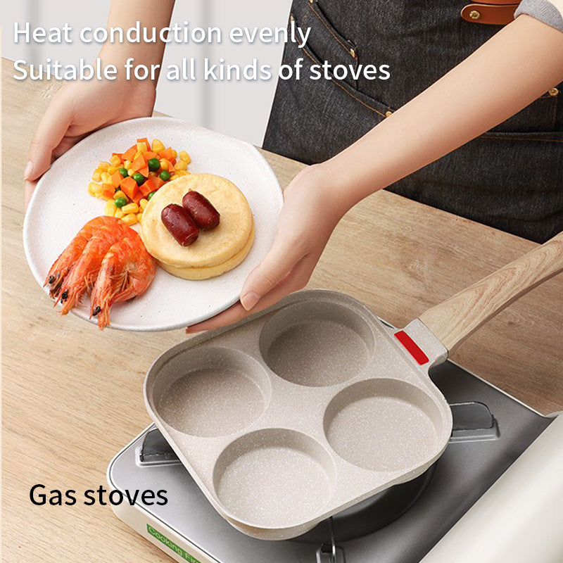 Non-Stick Four Hole Breakfast Pan