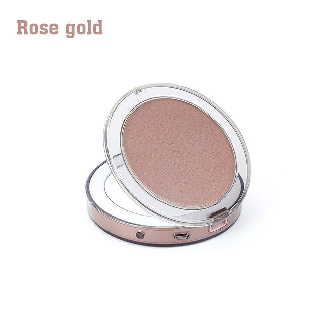 Foldable LED Travel Makeup Mirror