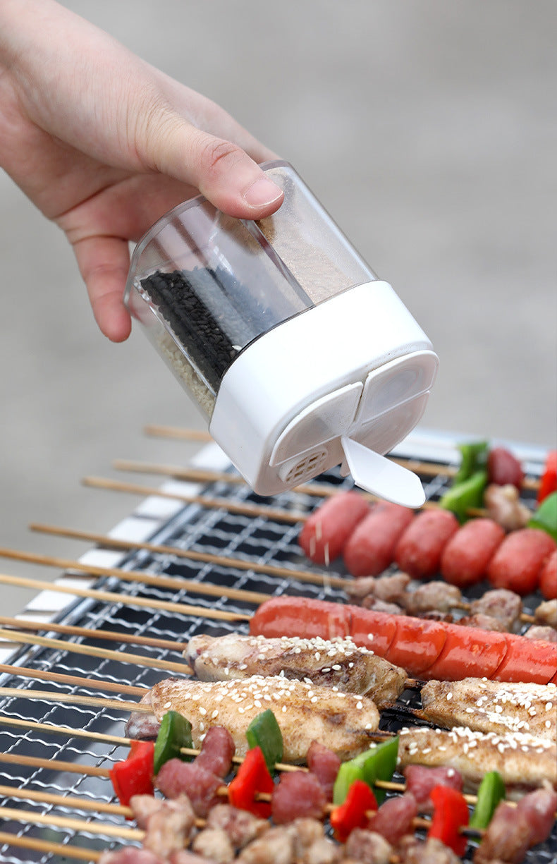 4 In 1 Camping Spice Dispenser With Lids