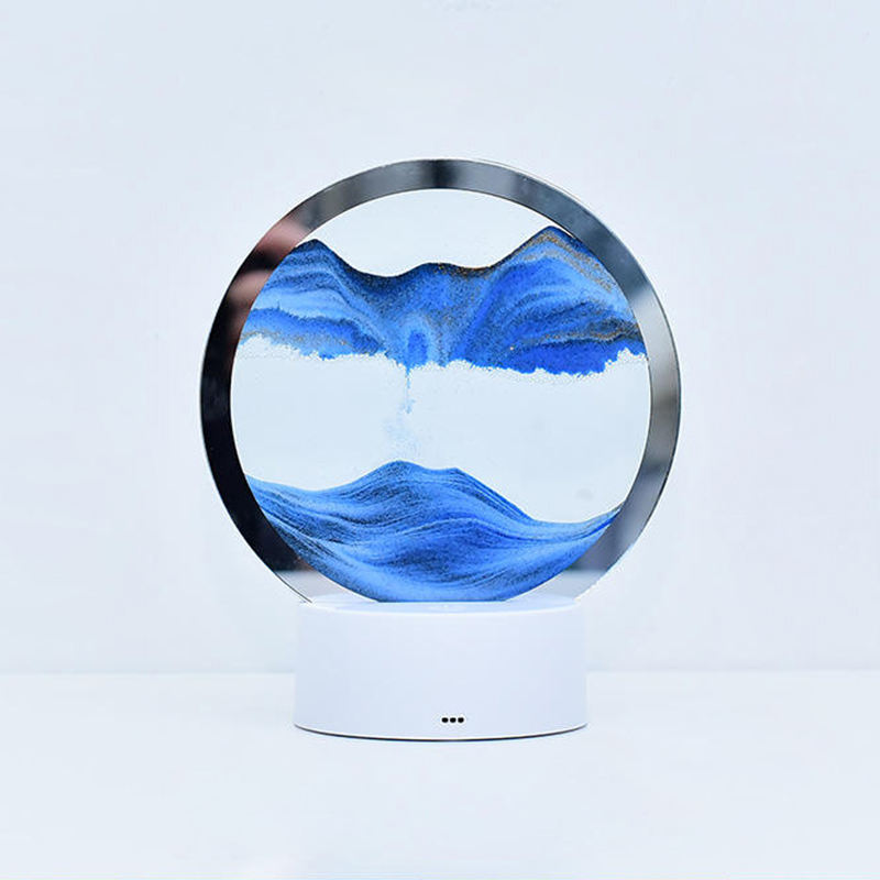 3D Quicksand Tabletop Hourglass Night Light