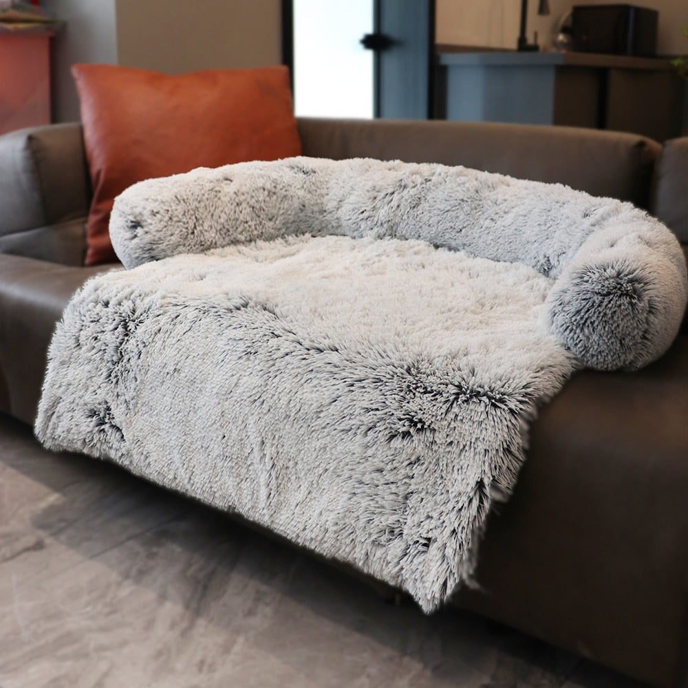 Washable Pet Sofa Bed with Zipper + Removable Cover