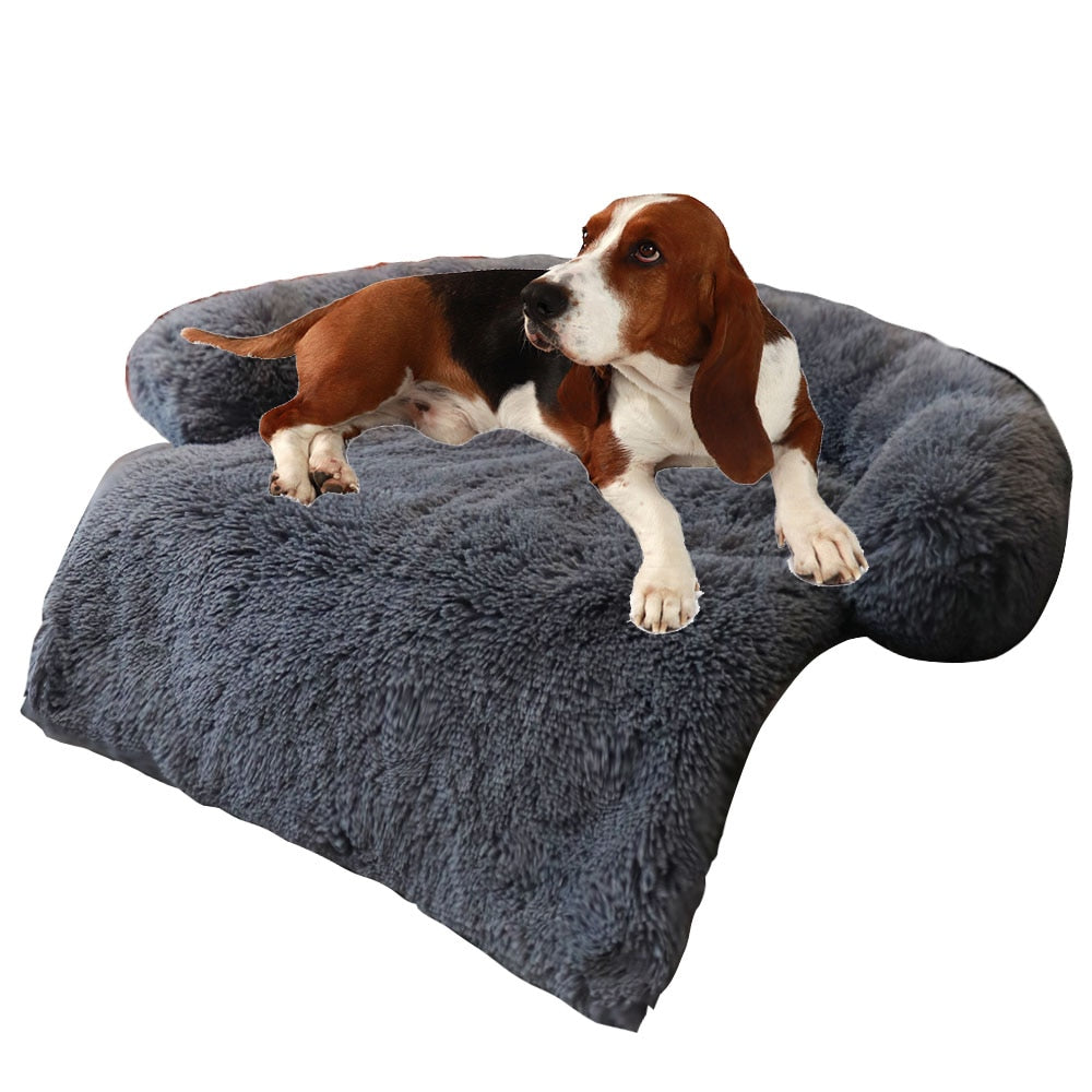 Washable Pet Sofa Bed with Zipper + Removable Cover