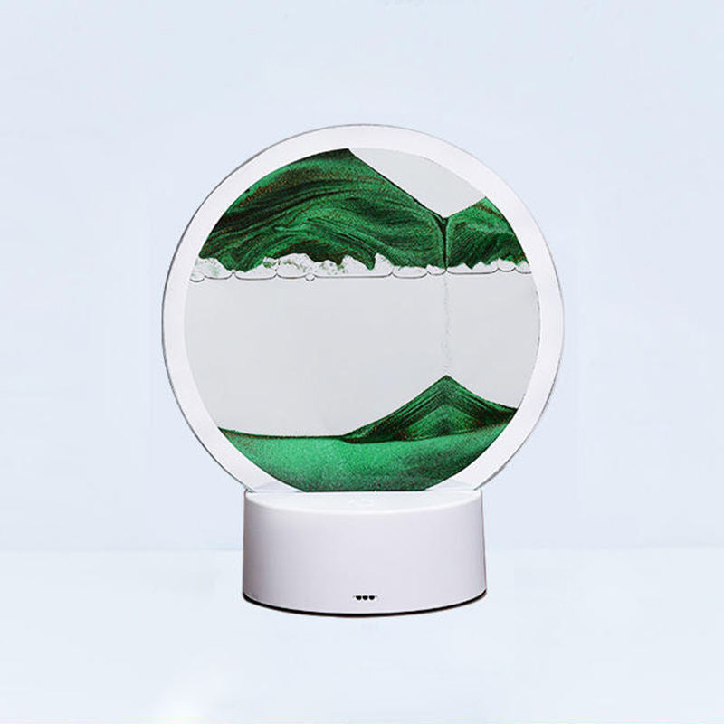 3D Quicksand Tabletop Hourglass Night Light