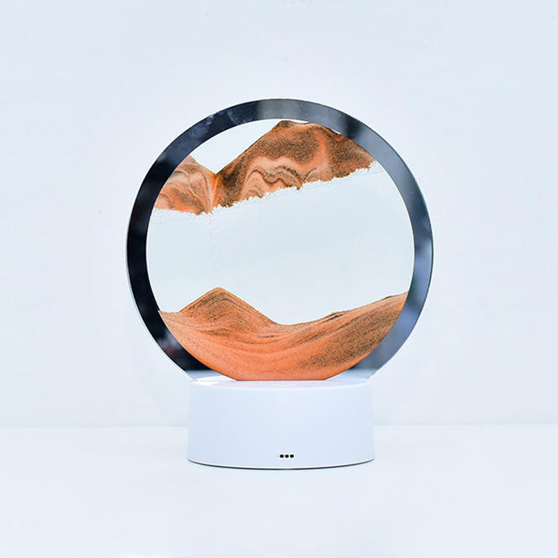 3D Quicksand Tabletop Hourglass Night Light