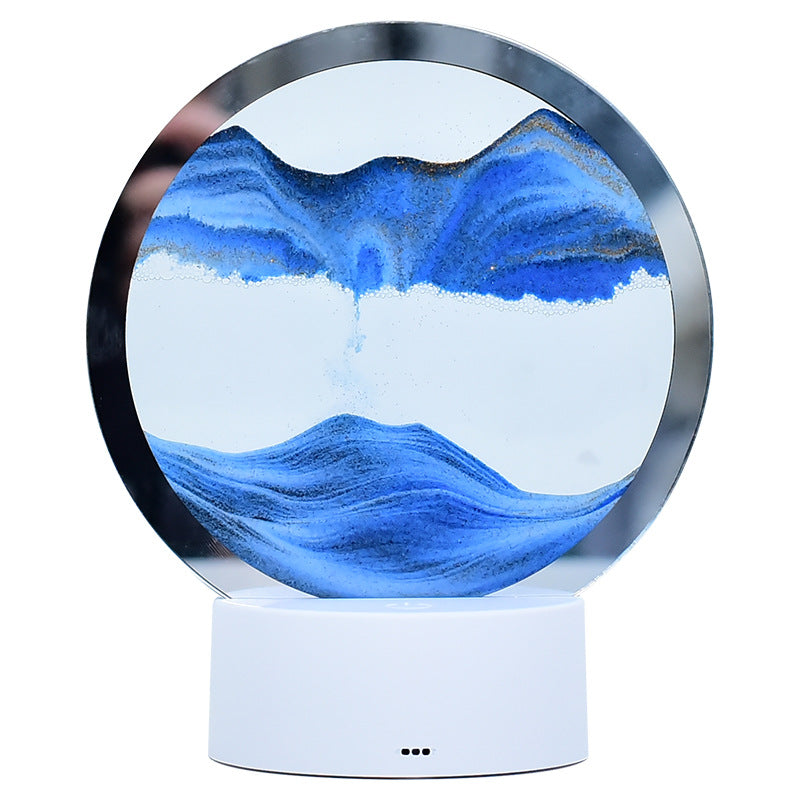 3D Quicksand Tabletop Hourglass Night Light